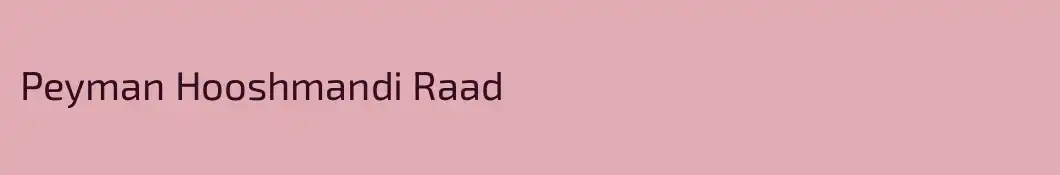 Peyman Hooshmandi Raad
